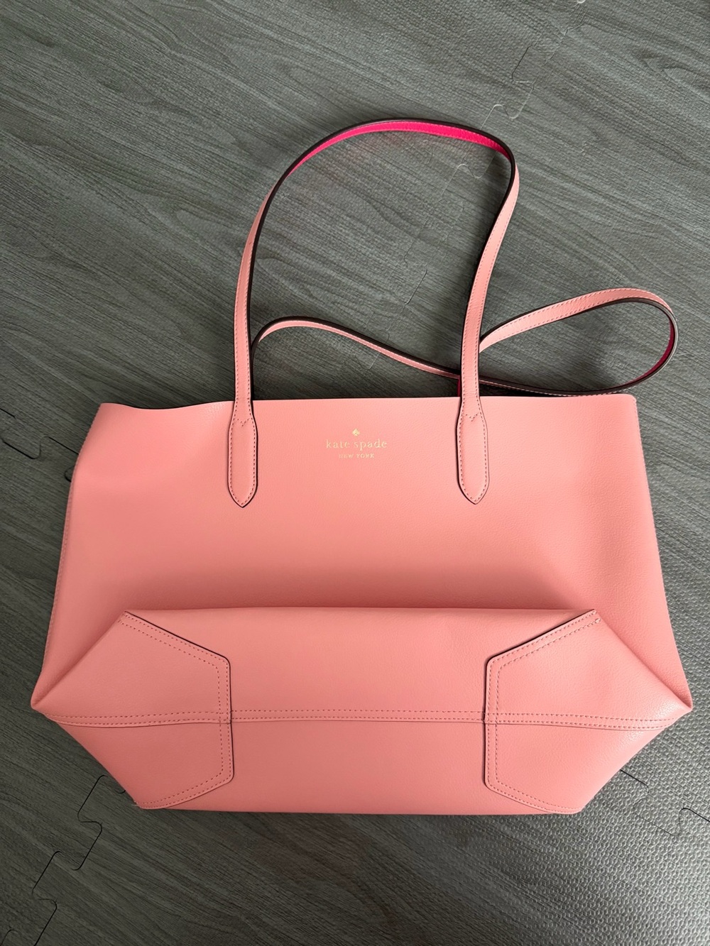 Kate Spade Reversible Pink Leatherette Tote